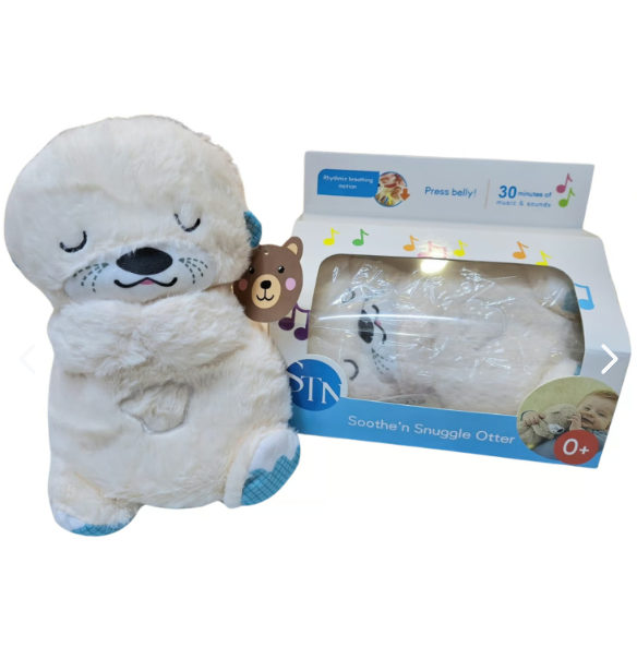 Peluche Nutria Dormilon Crema